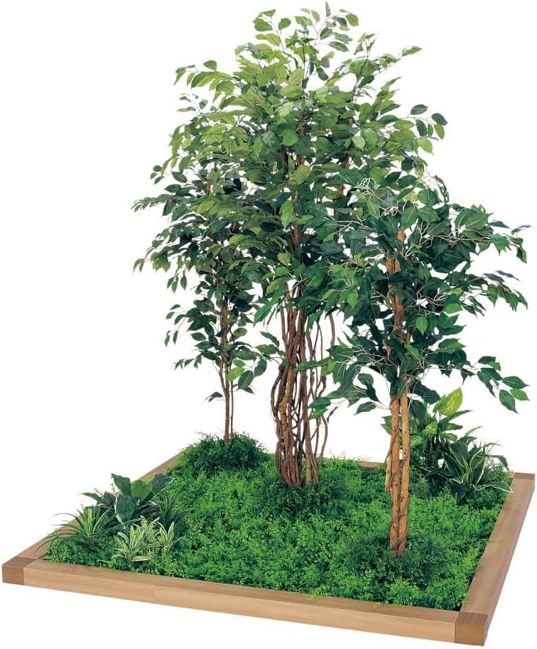 フロアグリーン 1560×1800×1560 土植型 垣根枠 組み合わせ 植栽 パーテーション パーティション 汎用 使いやすい おしゃれ 癒し フェイクグリーン 人工観葉植物 人工樹木 造花 装飾 インテリア 屋内用 GM5721